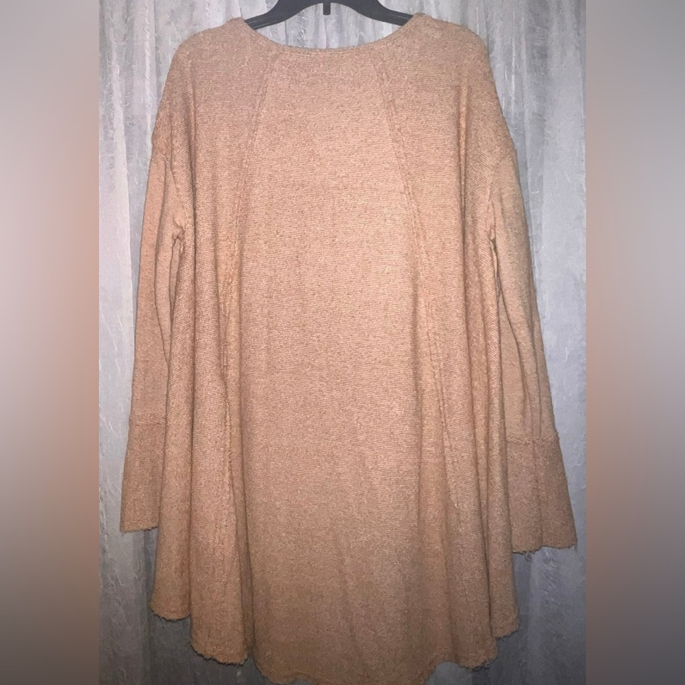 Free People Franny Pullover Honey Ginger size small (oversized) EUC - Picture 9 of 10
